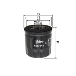 Oil Filter VALEO 586144 OE Ref 6071840225