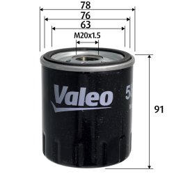 Oil Filter VALEO 586156 OE Ref 1890364