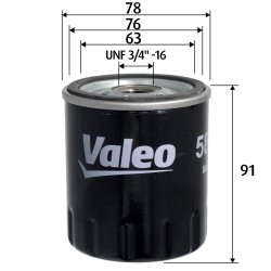 Oil Filter VALEO 586157 OE Ref 1258038