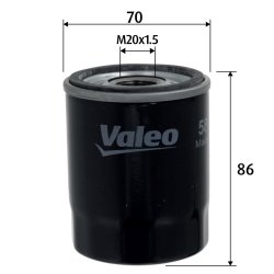 Oil Filter VALEO 586177 OE Ref 55213927