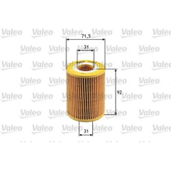 Oil Filter VALEO 586504 OE Ref 15430PLZD00