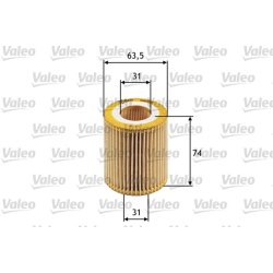 Oil Filter VALEO 586510 OE Ref 71737926