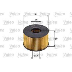 Oil Filter VALEO 586513 OE Ref 1088179