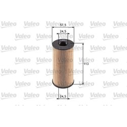 Oil Filter VALEO 586529 OE Ref 1520800Q1G