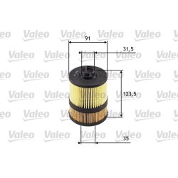 Oil Filter VALEO 586549 OE Ref 5650338