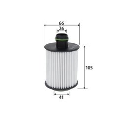 Oil Filter VALEO 586593 OE Ref 650017