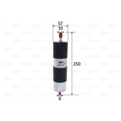 Filtre à carburant VALEO 587077 pour AUDI, SEAT A6, EXEO OE 4F0127401F