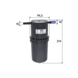 Filtre à carburant VALEO 587089 pour VW CRAFTER OE 2H0127401