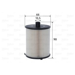 Filtre à carburant VALEO 587094 pour TOYOTA YARIS OE 23390-0N100