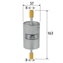 Filtre à carburant VALEO 587140 pour FORD ECOSPORT OE 1785542