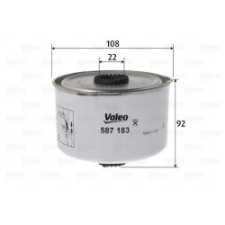 Fuel Filter VALEO 587183 OE Ref LR009705