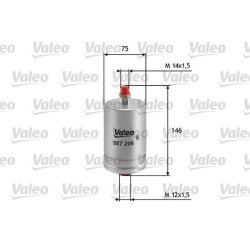 Filtre à carburant VALEO 587206 pour FERRARI, MERCEDES, PORSCHE, PUCH