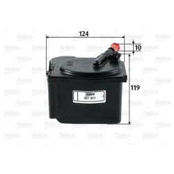 Fuel Filter VALEO 587501 OE Ref 7804958