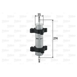 Fuel Filter VALEO 587514 OE Ref 13327787476