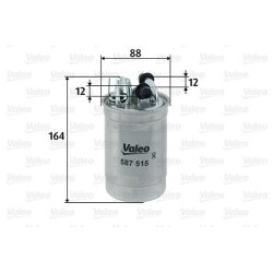 Fuel Filter VALEO 587515 OE Ref 057127401