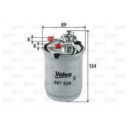 Fuel Filter VALEO 587529 OE Ref 6Q0127400H