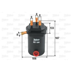 Fuel Filter VALEO 587556 OE Ref 7701062104