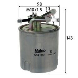 Fuel Filter VALEO 587563 OE Ref 16400EC00B