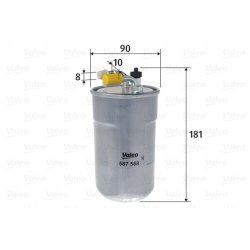 Fuel Filter VALEO 587568 OE Ref 813070