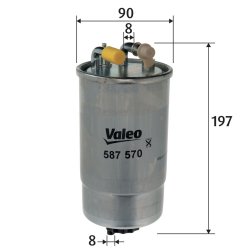 Fuel Filter VALEO 587570 OE Ref 813059