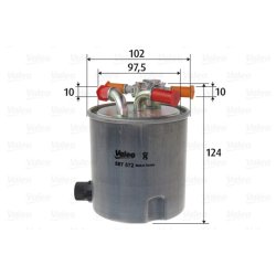 Fuel Filter VALEO 587572 OE Ref 8200519808