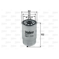 Fuel Filter VALEO 587713 OE Ref 46797378