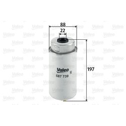 Fuel Filter VALEO 587739 OE Ref 1370779