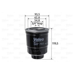 Fuel Filter VALEO 587751 OE Ref 2339026140