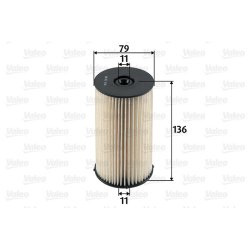 Fuel Filter VALEO 587904 OE Ref 3C0127400B