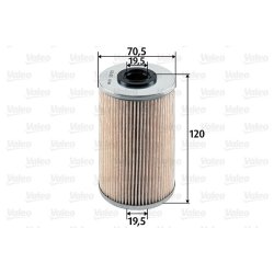 Fuel Filter VALEO 587913 OE Ref 1640500Q0B