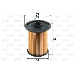 Fuel Filter VALEO 587918 OE Ref 1640000QAB