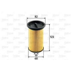 Fuel Filter VALEO 587921 OE Ref 13322246881