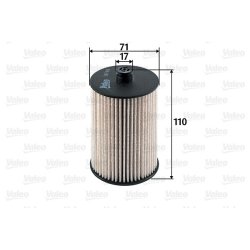Fuel Filter VALEO 587926 OE Ref 8621882