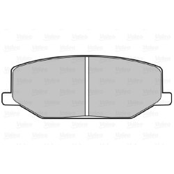 Jeu de plaquettes de frein VALEO 598021 pour SANTANA, SUZUKI OE 55110-70A00
