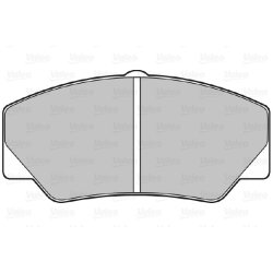 Jeu de plaquettes de frein VALEO 598032 pour FORD P, TRANSIT OE 1619209