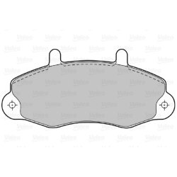 Jeu de plaquettes de frein VALEO 598036 pour FORD TRANSIT OE 1074971