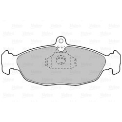 Jeu de plaquettes de frein VALEO 598039