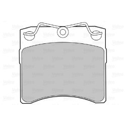 Jeu de plaquettes de frein VALEO 598048 pour VW TRANSPORTER OE 701615151