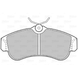 Jeu de plaquettes de frein VALEO 598054 pour NISSAN ALMERA, PRIMERA OE 41060-2F025