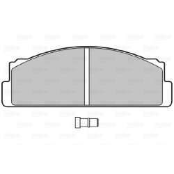 Jeu de plaquettes de frein VALEO 598088 pour AUTOBIANCHI, FIAT, FSO, LANCIA et plus.