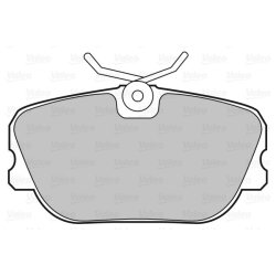 Jeu de plaquettes de frein VALEO 598102 pour VOLVO 440, 480 OE 3343433.3