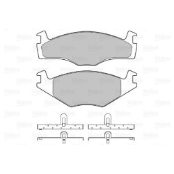Brake Pad Set VALEO 598124 OE Ref 191698151G