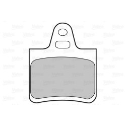 Jeu de plaquettes de frein VALEO 598148 pour CITROËN BX, CX, SM OE 75519956