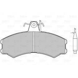 Jeu de plaquettes de frein VALEO 598153 pour ALFA ROMEO, AUVERLAND, CITROEN et plus encore...