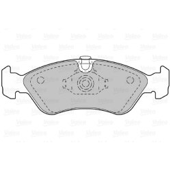 Jeu de plaquettes de frein VALEO 598184 pour CHEVROLET, DAEWOO, GM KOREA et plus encore...