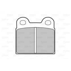 Jeu de plaquettes de frein VALEO 598187 pour ALFA ROMEO, BMW, DAF, NISSAN, NSU et plus encore...
