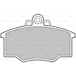 Jeu de plaquettes de frein VALEO 598205 pour VOLVO 340-360 OE 32777682