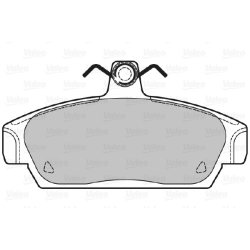 Jeu de plaquettes de frein VALEO 598254 pour MG, ROVER OE GBP90337