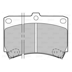 Jeu de plaquettes de frein VALEO 598274 pour FORD ASIE & OCÉANIE, KIA, MAZDA