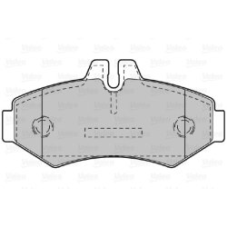 Jeu de plaquettes de frein VALEO 598300 pour MERCEDES, VW CLASSE G, SPRINTER, LT